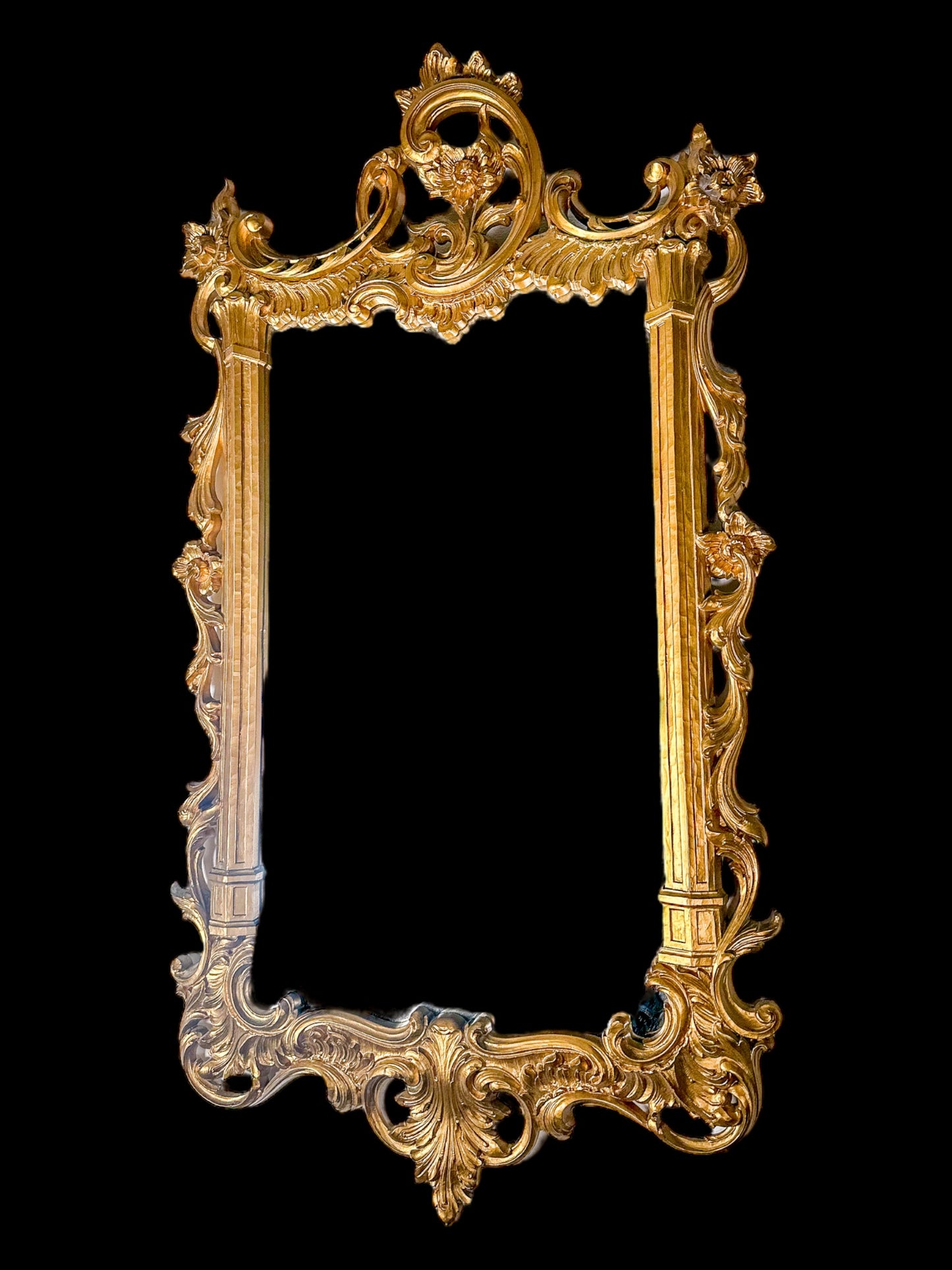 Gold Vintage Gilded Baroque Mirror