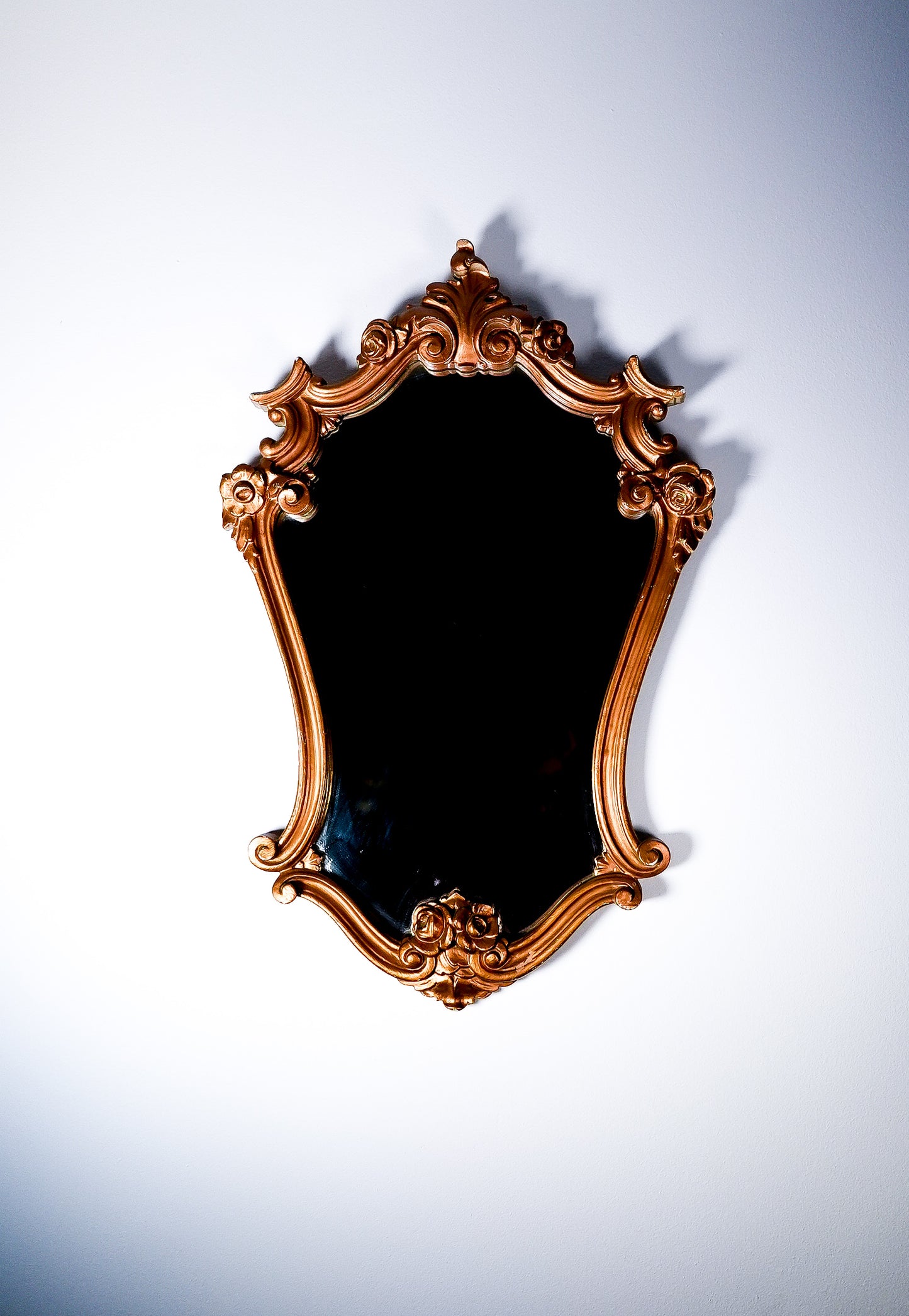 1970 Italian Baroque Gold Vintage Mirror