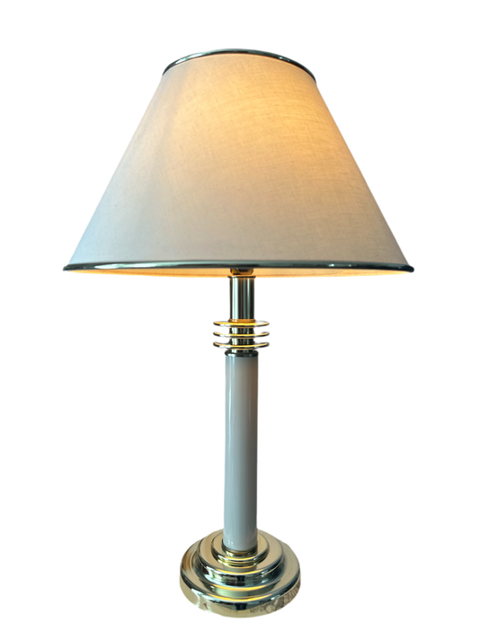 Classic Vintage Taupe Cream Lamp