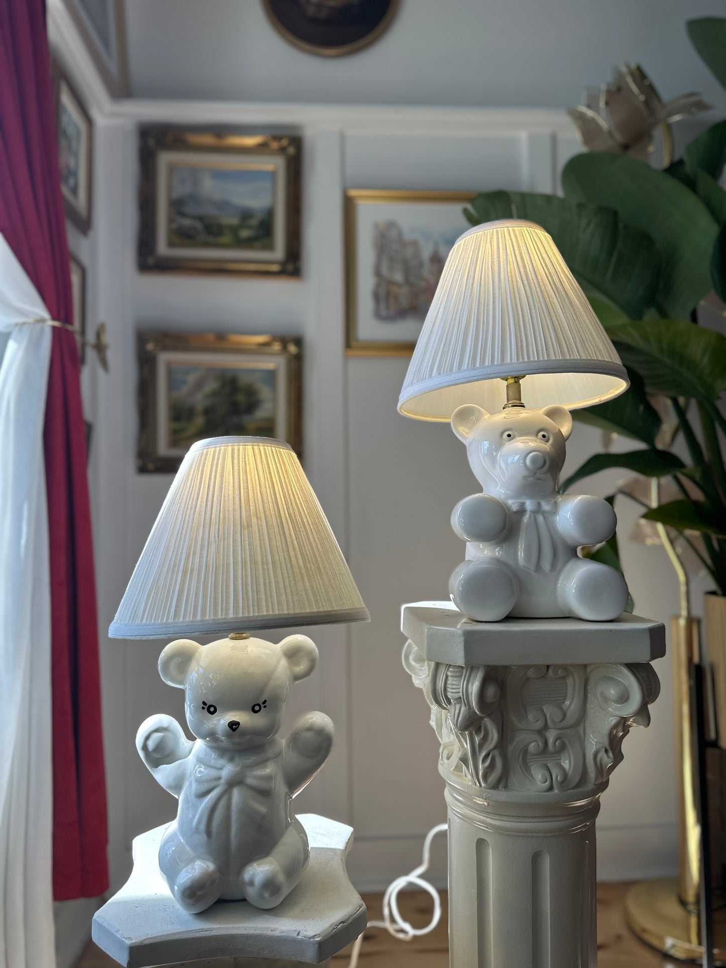 Teddy Bear Vintage Lamp