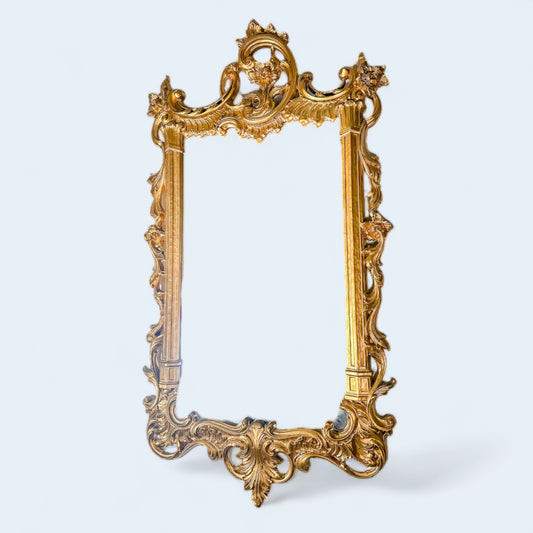 Gold Vintage Gilded Baroque Mirror