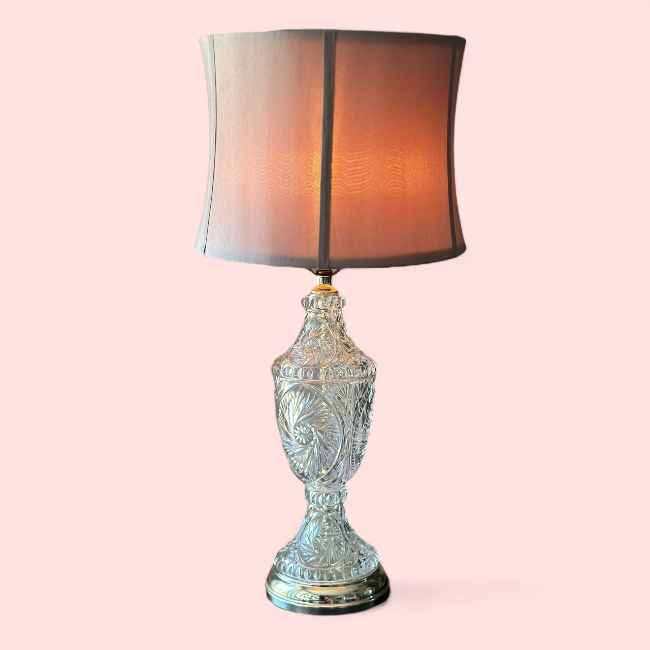 Vintage Crystal Lamp 1950’s