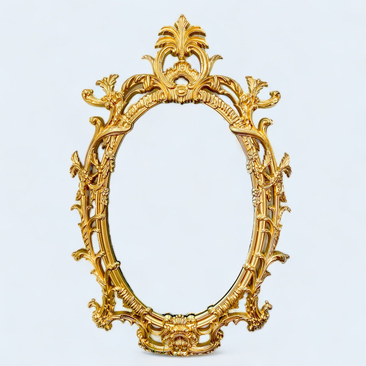 Large Italien Gold Gilt Wood Mirror